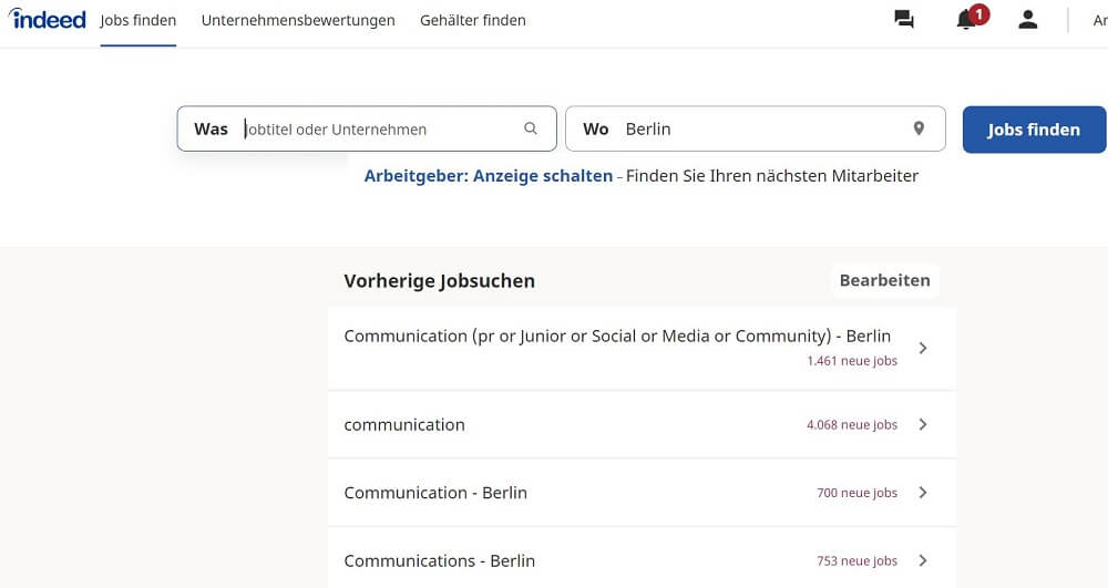 Indeed oglasi za posao u njemackoj